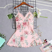 Load image into Gallery viewer, Daeyard Women's Pajamas Silk Floral Overall Print 5Pcs Pajama Set Satin Pyjamas - Ole Misc.