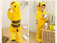 Load image into Gallery viewer, Onesie Pikachu Children Pokemon Pijama unicornio Kids Cosplay Pajamas One Piece Sleepwear Halloween dinosaurus costume jumpsuit - Ole Misc.