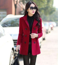 Load image into Gallery viewer, 2019 Winter Clothes Short Wool Coats Women Woolen jackets Fashion Double-breasted Cardigan Jacke Elegant 7 colors to choose from - Ole Misc.