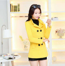 Load image into Gallery viewer, 2019 Winter Clothes Short Wool Coats Women Woolen jackets Fashion Double-breasted Cardigan Jacke Elegant 7 colors to choose from - Ole Misc.