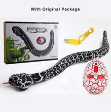 Load image into Gallery viewer, RC Remote Control Snake And Egg Rattlesnake Animal Trick Terrifying Mischief Toys Rechargeable Funny Joke Gift For Children - Ole Misc.