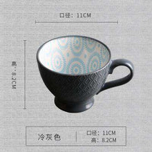 Load image into Gallery viewer, 2019 New Trend Ceramics Hand-painted Retro Creative Coffee Cup Coffee Bar Relief Personality Breakfast Milk Cup Exquisite Gifts - Ole Misc.