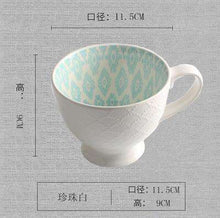 Load image into Gallery viewer, 2019 New Trend Ceramics Hand-painted Retro Creative Coffee Cup Coffee Bar Relief Personality Breakfast Milk Cup Exquisite Gifts - Ole Misc.