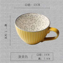 Load image into Gallery viewer, 2019 New Trend Ceramics Hand-painted Retro Creative Coffee Cup Coffee Bar Relief Personality Breakfast Milk Cup Exquisite Gifts - Ole Misc.