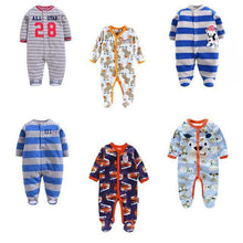 Load image into Gallery viewer, 2019 new Winter Fleece baby clothes baby girls boys  Long sleeves bodysuit baby boy jumpsuit - Ole Misc.