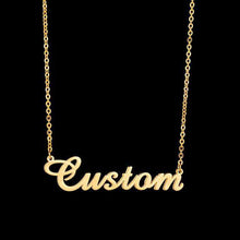 Load image into Gallery viewer, Fashion Stainless Steel Personalized Custom Name Neckalce For Women Men Handmade Customized Cursive Font Chain Jewelry - Ole Misc.