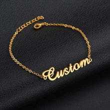 Load image into Gallery viewer, Fashion Stainless Steel Personalized Custom Name Neckalce For Women Men Handmade Customized Cursive Font Chain Jewelry - Ole Misc.