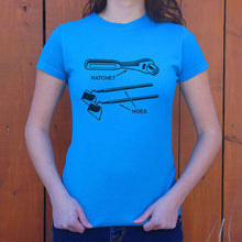 Load image into Gallery viewer, Ratchet Hoes T-Shirt (Ladies) - Ole Misc.