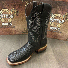 Load image into Gallery viewer, MEN'S RODEO COWBOY ALLIGATOR NECK BOOTS GENUINE LEATHER WESTERN SQUARE TOE - Ole Misc.