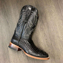 Load image into Gallery viewer, MEN'S RODEO COWBOY ALLIGATOR NECK BOOTS GENUINE LEATHER WESTERN SQUARE TOE - Ole Misc.