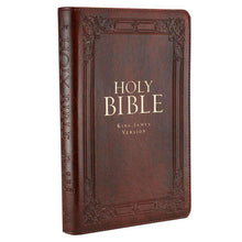 Load image into Gallery viewer, KJV Holy Bible King James Version Thumb Indexed Burgundy Faux Leather Gift Bible - Ole Misc.