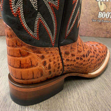 Load image into Gallery viewer, MEN'S RODEO COWBOY ALLIGATOR NECK BOOTS GENUINE LEATHER WESTERN SQUARE TOE - Ole Misc.