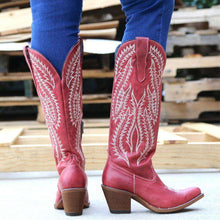 Load image into Gallery viewer, Women Ladies Cowgirl Cowboy Boots Ladies Knee High Block Heel Western Shoes Size - Ole Misc.