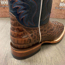 Load image into Gallery viewer, MEN'S RODEO COWBOY ALLIGATOR NECK BOOTS GENUINE LEATHER WESTERN SQUARE TOE - Ole Misc.