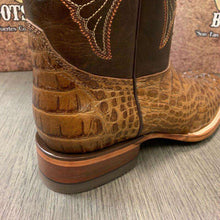 Load image into Gallery viewer, MEN'S RODEO COWBOY ALLIGATOR NECK BOOTS GENUINE LEATHER WESTERN SQUARE TOE - Ole Misc.
