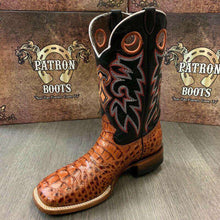 Load image into Gallery viewer, MEN'S RODEO COWBOY ALLIGATOR NECK BOOTS GENUINE LEATHER WESTERN SQUARE TOE - Ole Misc.