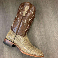 Load image into Gallery viewer, MEN'S RODEO COWBOY ALLIGATOR NECK BOOTS GENUINE LEATHER WESTERN SQUARE TOE - Ole Misc.