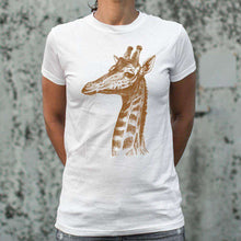 Load image into Gallery viewer, Placid Giraffe T-Shirt (Ladies) - Ole Misc.