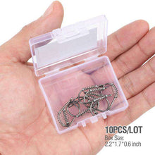 Load image into Gallery viewer, DONQL Spring Fishing Hooks 10/20/50pcs Set Barbed Swivel Jig Carp Hook Single Circle Fishhook Fly Fishing Accessories Tackle - Ole Misc.