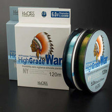 Load image into Gallery viewer, 120m Speckle carp fluorocarbon Fishing Line Thread Line 3D Invisible Camouflage Nylon Rubber Thread Fishing Line Algae Line - Ole Misc.