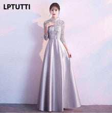 Load image into Gallery viewer, LPTUTTI Satin Appliques Plus Size New For Women Elegant Date Ceremony Party Prom Gown Formal Gala Luxury Long Evening Dresses 14 - Ole Misc.
