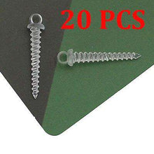 Load image into Gallery viewer, 20PCS Pop Up Boilie Screw Peg with Ring Swivel D Rig Chod Rig Terminal Tackle Bait Holder Screw Carp Fishing Accessories - Ole Misc.