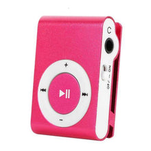 Load image into Gallery viewer, USB metal mini Clip mp3 Player sport portable Music digital TF/SD Card Slot player mp 3 player card running Protable Mini Mp3 Mu - Ole Misc.