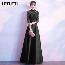 Load image into Gallery viewer, LPTUTTI Satin Appliques Plus Size New For Women Elegant Date Ceremony Party Prom Gown Formal Gala Luxury Long Evening Dresses 14 - Ole Misc.