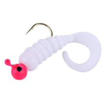 Load image into Gallery viewer, 7pcs/wholesale Winter fishing Bionic fake soft bait lead hook 21g Artificial Crank rotation Wide Tail fishing soft bait lure on AliExpress - 11.11_Double 11_Singles' Day - Ole Misc.
