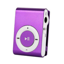 Load image into Gallery viewer, USB metal mini Clip mp3 Player sport portable Music digital TF/SD Card Slot player mp 3 player card running Protable Mini Mp3 Mu - Ole Misc.