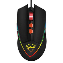 Load image into Gallery viewer, Machenike M5 mouse save power game RGB macro definition optical rail notebook desktop computer  gaming mouse  black / white - Ole Misc.