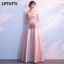 Load image into Gallery viewer, LPTUTTI Satin Appliques Plus Size New For Women Elegant Date Ceremony Party Prom Gown Formal Gala Luxury Long Evening Dresses 14 - Ole Misc.