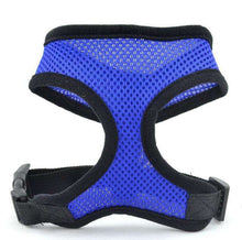 Load image into Gallery viewer, 1PC Adjustable Soft Breathable Dog Harness Nylon Mesh Vest Harness for Dogs Puppy Collar Cat Pet Dog Chest Strap Leash - Ole Misc.