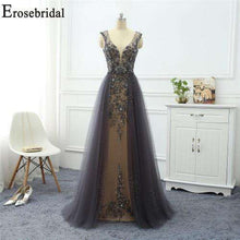 Load image into Gallery viewer, Erosebridal Beaded Dress Elegant Evening Dress Long 2019 Sleeveless Long Formal Dress Evening Gown for Women - Ole Misc.