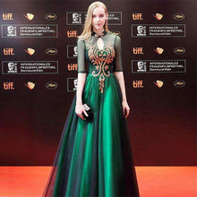 Load image into Gallery viewer, It's Yiiya Evening Dresses Sexy Backless Illusion Bling Sequined Floor Length Flower Fashion Designer Formal Dress LX365 - Ole Misc.