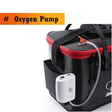 Load image into Gallery viewer, Portable EVA Fishing Bucket Bag Collapsible Fishing Bucket Live Fish Box Bucket Oxygen Pump Outdoor Fishing Tackle Storage Bags - Ole Misc.