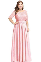 Load image into Gallery viewer, Plus Size Long Evening Dress 2019 Elegant Mermaid Formal Dress Evening Gown Sleeve Lace Applique Robe de Soiree Party Vestidos - Ole Misc.