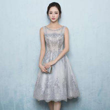Load image into Gallery viewer, It's YiiYa Luxury Evening Dress O Neck Sleeveless Bling Sequined Illusion Pearls Fashion Designer Formal Dresses LX186 - Ole Misc.