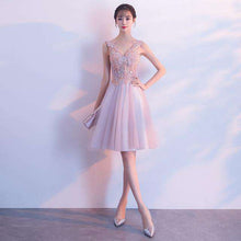 Load image into Gallery viewer, V neck Sexy Formal Dress Women Elegant Party Prom Evening Gowns for Women Lace Appliques 2019 New Arab Dresses Evening ES2450 - Ole Misc.