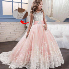Load image into Gallery viewer, Girl Dresses for Weddings Pageant Dresses for Kids Prom Dress up for the Holy Communion Dresses for Girls Lace Pearls - Ole Misc.