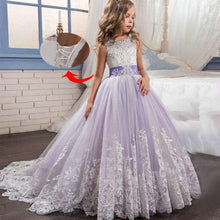 Load image into Gallery viewer, Girl Dresses for Weddings Pageant Dresses for Kids Prom Dress up for the Holy Communion Dresses for Girls Lace Pearls - Ole Misc.