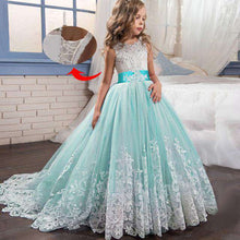 Load image into Gallery viewer, Girl Dresses for Weddings Pageant Dresses for Kids Prom Dress up for the Holy Communion Dresses for Girls Lace Pearls - Ole Misc.