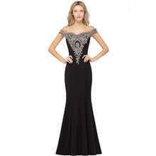 Load image into Gallery viewer, Royal Blue Long Evening Dress 2019 Applique Mermaid Formal Dress Evening Gown Off The Shoulder robe de soiree Party Vestidos - Ole Misc.