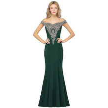 Load image into Gallery viewer, Royal Blue Long Evening Dress 2019 Applique Mermaid Formal Dress Evening Gown Off The Shoulder robe de soiree Party Vestidos - Ole Misc.