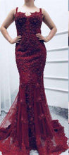 Load image into Gallery viewer, Pink  Sexy Elegant Evening Dresses 2019 Lace  Pears Diamond Mermaid Formal Evening Dress Real Photo LA6355 - Ole Misc.